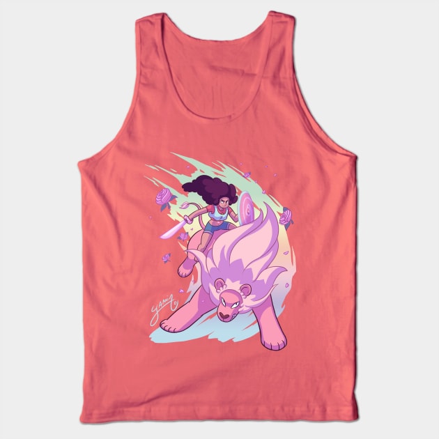 Stevonnie and Lion Tank Top by Yamino